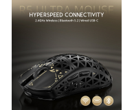 Attack Shark R5Ultra UltralightCarbon 8kHz/42kDPI PAW3950MAX Omron czarna 6972792470573 - 1350006 - zdjęcie 8